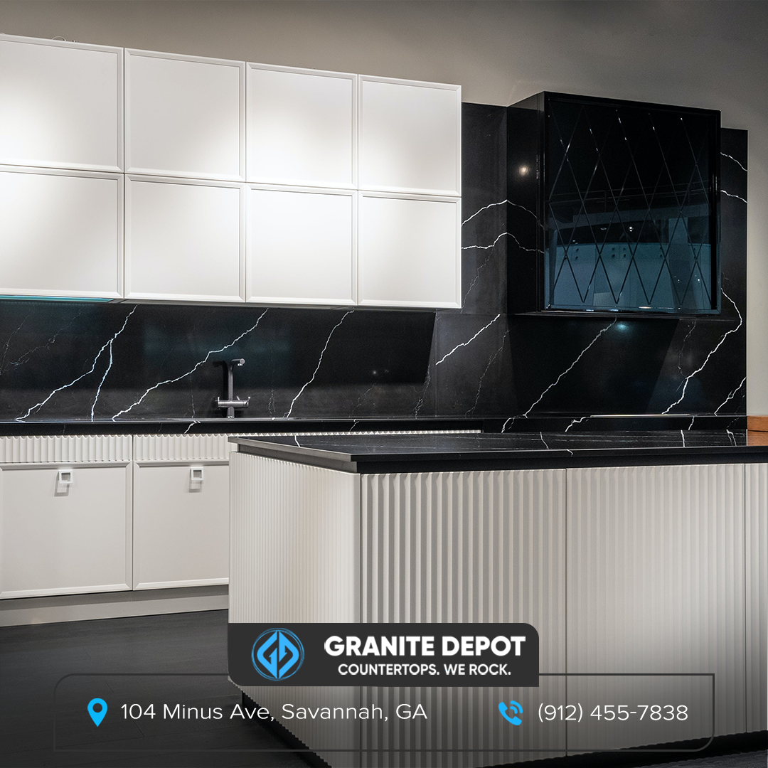 Black and Mysterious Granite Countertops
