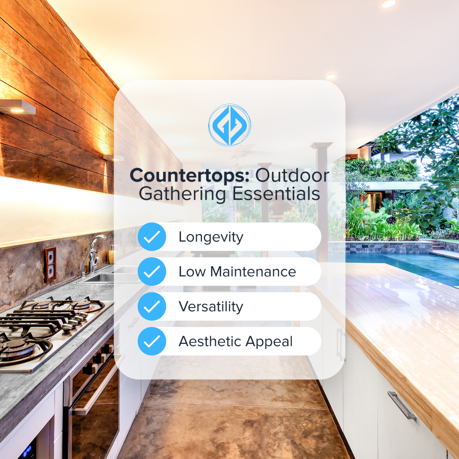 Essential Countertops for Outdoor Gatherings: Combining Durability with Style